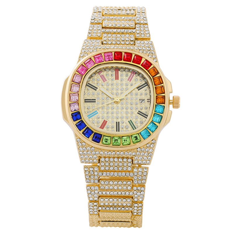 Luxury Watch Iceberg - アイスアウト腕時計トップブランドの高級ダイヤモンドメンズ · レディースカレンダースクエアクォーツ腕時計ユニセックスレロジオドロップ配送