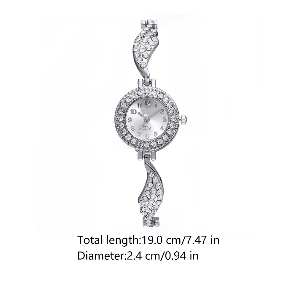 1個入り、ラインストーンの羽根デザインが施されたレディースク - Luxury Watch Gift For Her のレビューと価格