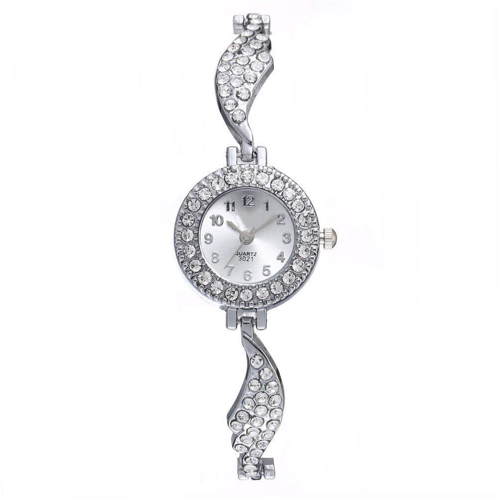 1個入り、ラインストーンの羽根デザインが施されたレディースク - Luxury Watch Gift For Her のレビューと価格