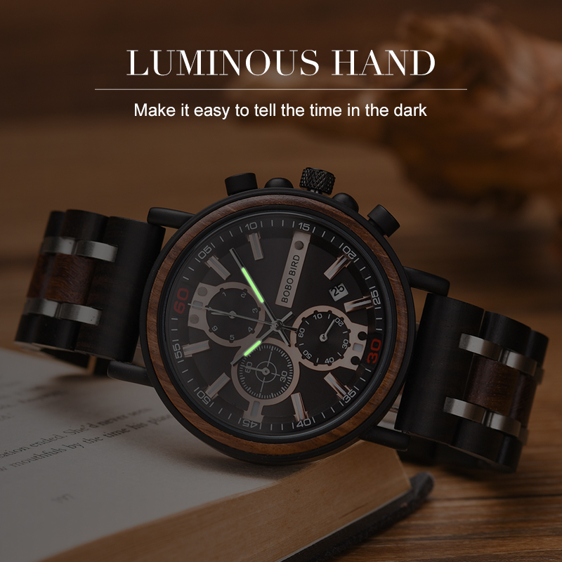 メンズミリタリーウォッチ,木製ボックス,高級ブランド,自由奔 - Luxury Watch Maker のレビューと価格