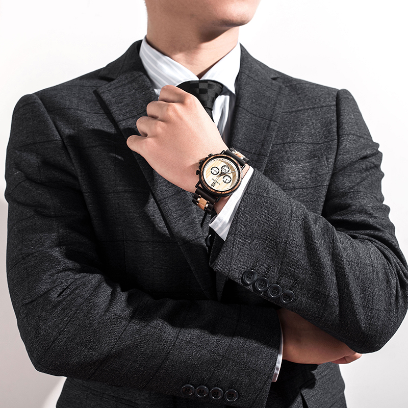 メンズミリタリーウォッチ,木製ボックス,高級ブランド,自由奔 - Luxury Watch Maker のレビューと価格