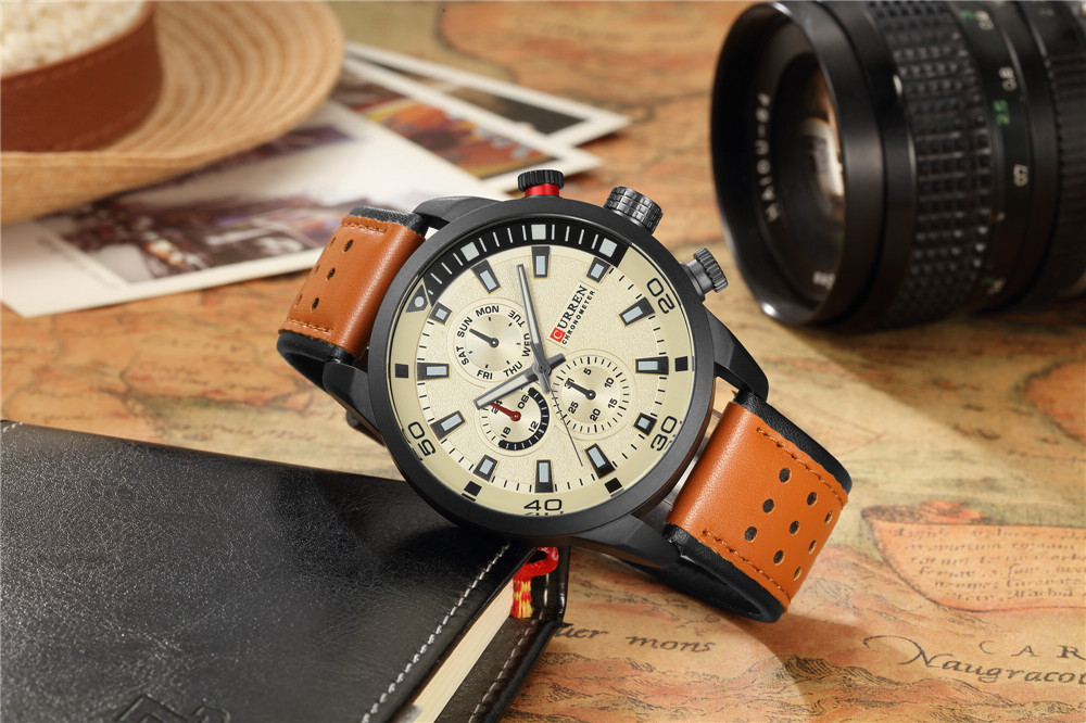 カレン-メンズ防水クォーツ時計,エレガントで高級ブランド,2 - Luxury Watch Maker のレビューと価格