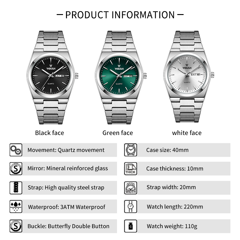 トップブランドの高級ステンレススチール製クォーツ腕時計、メン - Luxury Watch Top 10 のレビューと価格