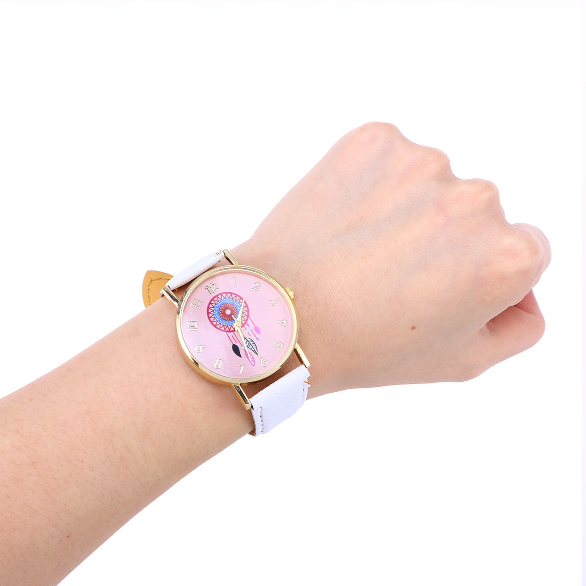 ドリームキャッチャーのデザインが施された、エレガントなレディ - Luxury Watch Gift For Her のレビューと価格