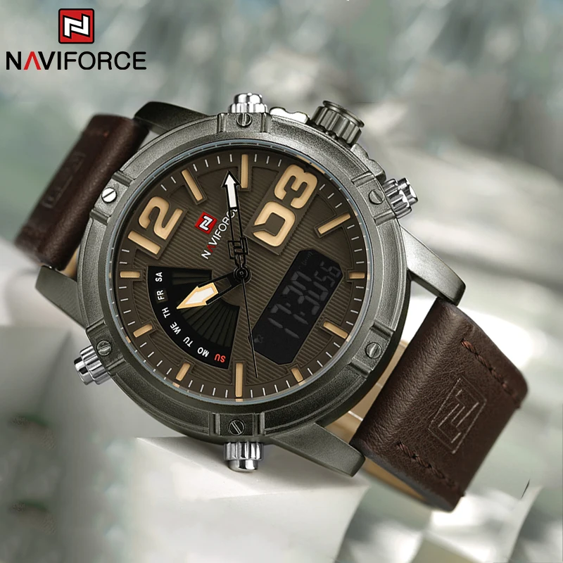 NAVIFORCE トップブランドメンズ腕時計多機能 LED - Luxury Watch Maker のレビューと価格