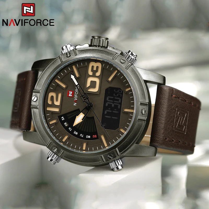 NAVIFORCE トップブランドメンズ腕時計多機能 LED - Luxury Watch Maker のレビューと価格