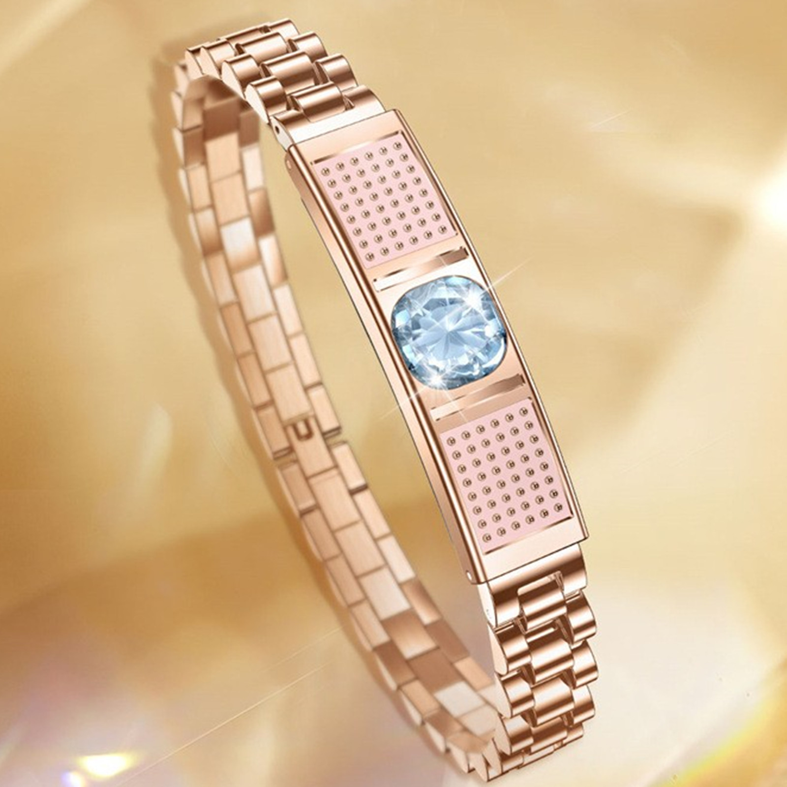 女性用高級スマートブレスレット、大きなダイヤモンド付き、心拍 - Luxury Watch Gift For Her のレビューと価格