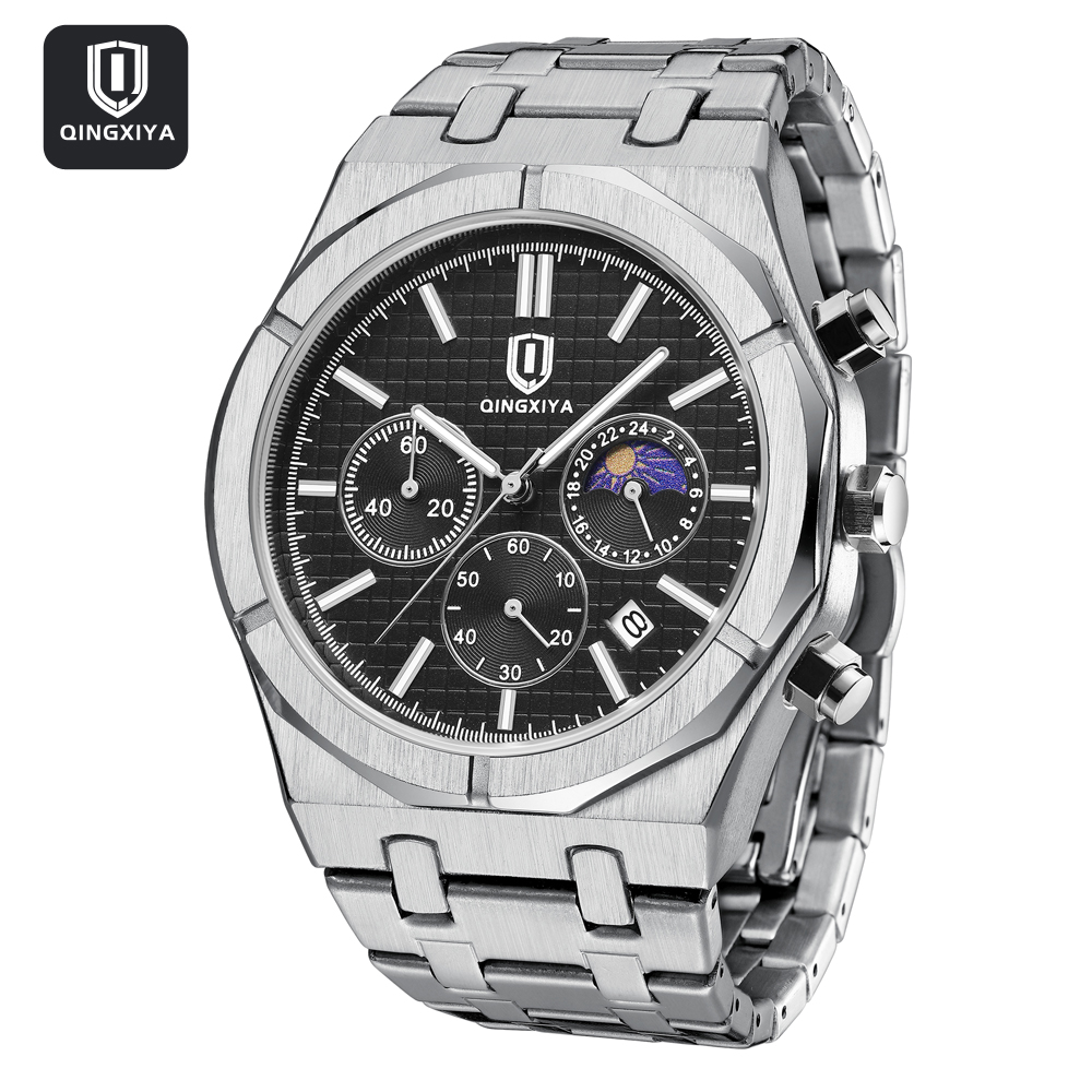 QINGXIYA トップブランドの新しいファッションムーンフ - Luxury Watch Maker のレビューと価格