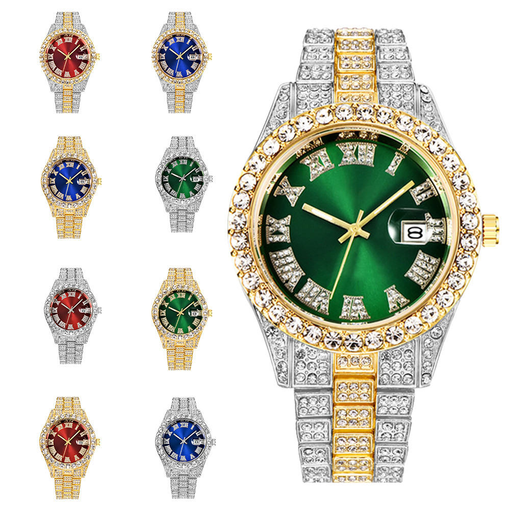 新 2025 腕時計男性の高級アイスアウトダイヤモンドクォー - Luxury Watch Iceberg のレビューと価格
