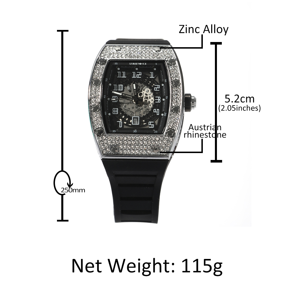 メンズスクエアウォッチ,ステンレススチール,ラグジュアリー, - Luxury Watch Iceberg のレビューと価格
